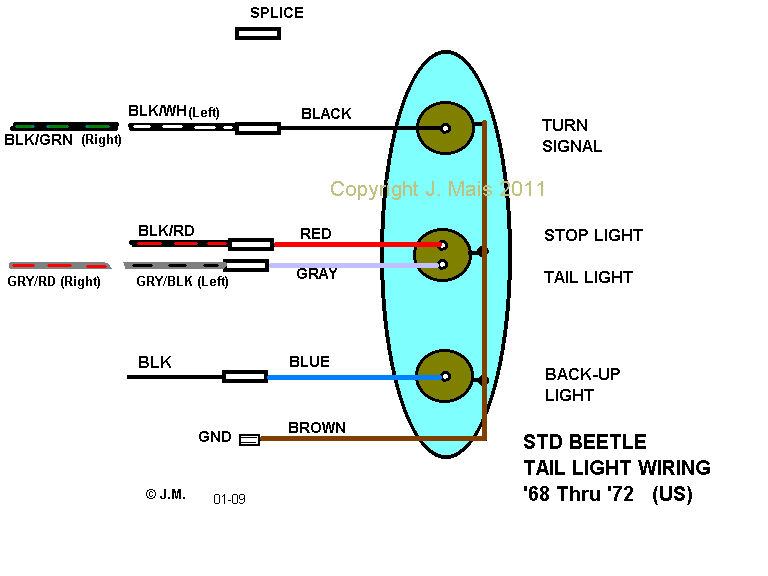 Wiring Harness 3 Wire Tail Light Wiring Diagram For Your Needs