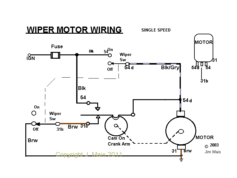 Windshield Wiper Wiring Diagram from www.netlink.net