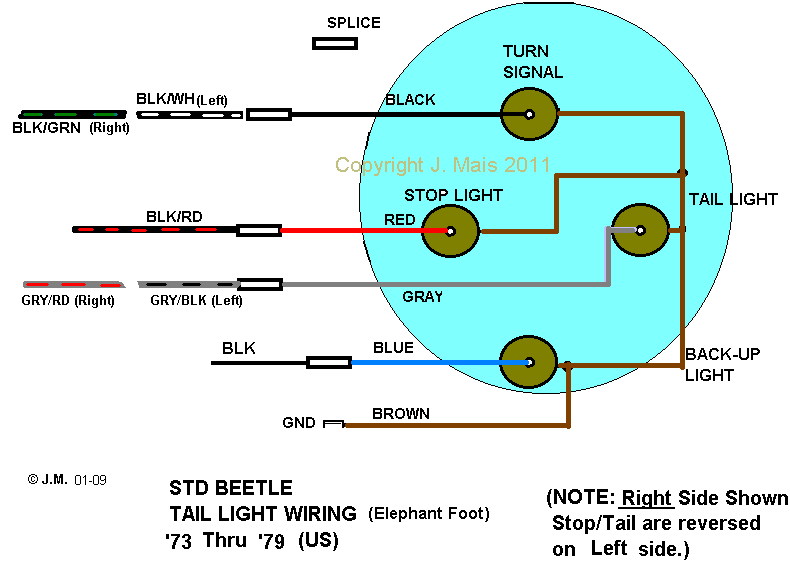 Aircooled Electrical Hints, 1967 Vw Bug Turn Signal Wiring Diagram