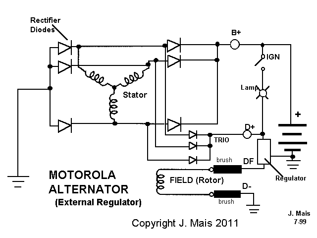 Motorola Voltage Regulator Wiring Diagram - 24